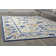Valentina Floral Gardenia Ivory Gold Area Rug