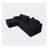 Convertible Modular Sectional Sofa Set Popular Microfiber Fabric Compression Sofa