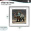 «Horned Triceratops at Sunrise», reproduction sous verre encadrée, design par Wumples-156560504-156560452