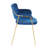 18.25'' H Velvet Upholstered Armchair-1767266239