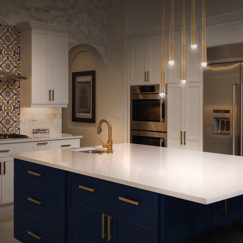 Cascade 5 - Light LED Pendant, Froasted
