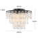 3-Light Tiered Chandelier Shell Flush Mount Ceiling Light