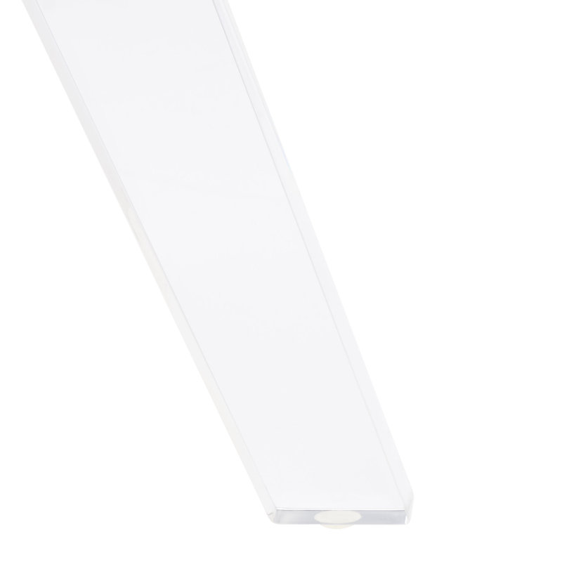 Claudiane 47.2'' Glass Top Console Table