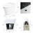 Creationstry GPF Elongated Floor Mounted Bidet Toilet (Seat Included)