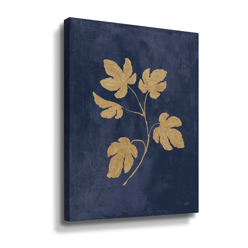 Toile tendue avec galerie Botanical Study III, Toile tendue, H 24 po x l 18 po x P 2 po