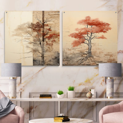 Minimalisme, séquoia beige, arbre III