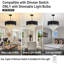 Modern Black Vertical Slat & Crystal Chandelier, E14 Base, 4 Size Options, No Bulb-1840788010-1840788011-1840788022
