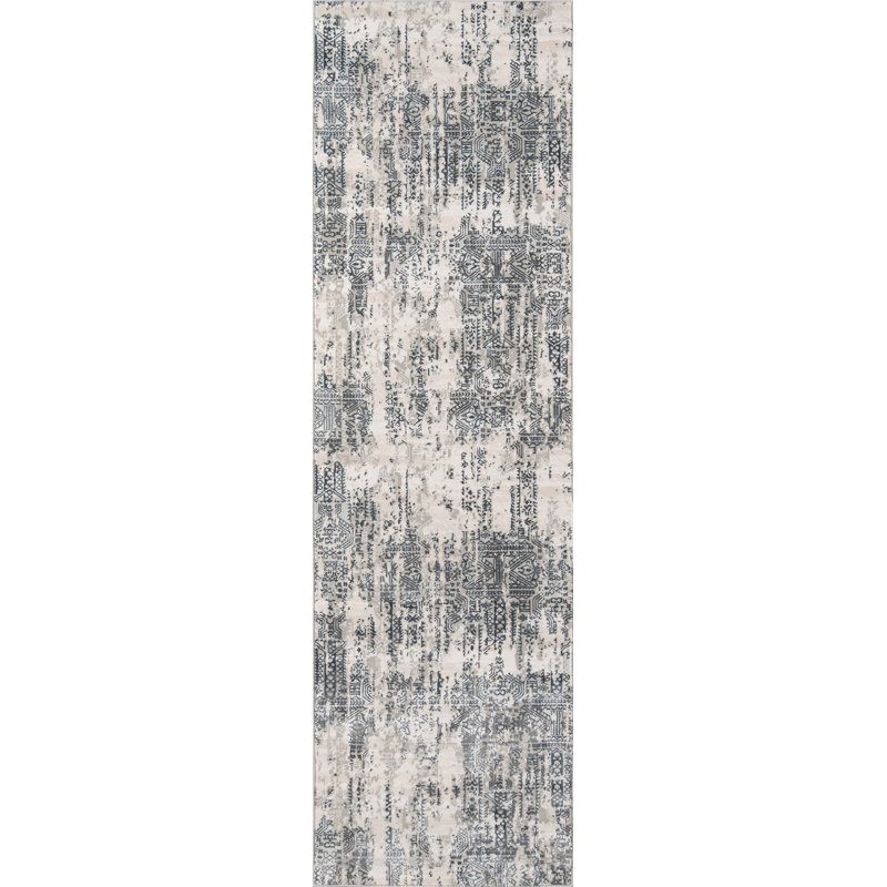 Claudia Grey Rug, Runner 2'2" x 7'7"