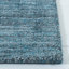 Tapis bleu sarcelle / bleu en laine tissé à la main Abbie-Jo-659402007