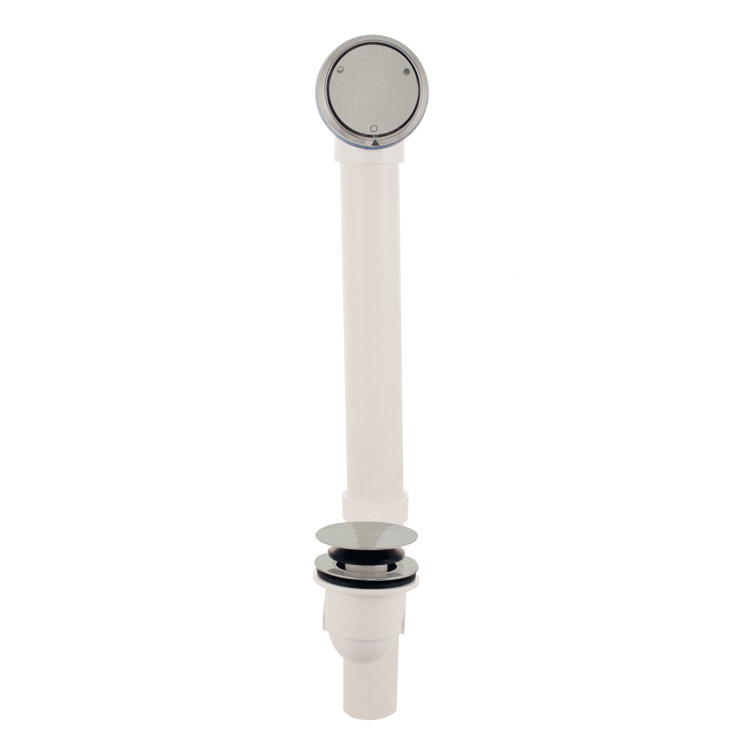 Sch. 40 PVC Tip-Toe Bathtub Leg Drain Assembly with Patented Deep Soak Overflow