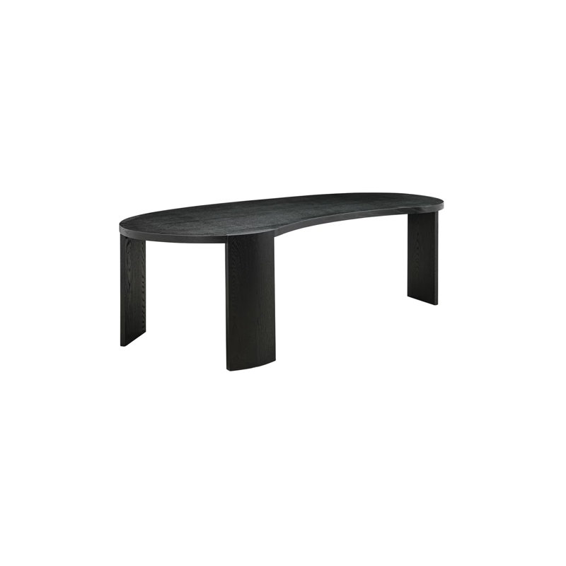 Table de salle à manger forme libre L 91 po x l 44 po