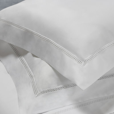 Belcanto Cotton Sateen Lace Inlay Sham