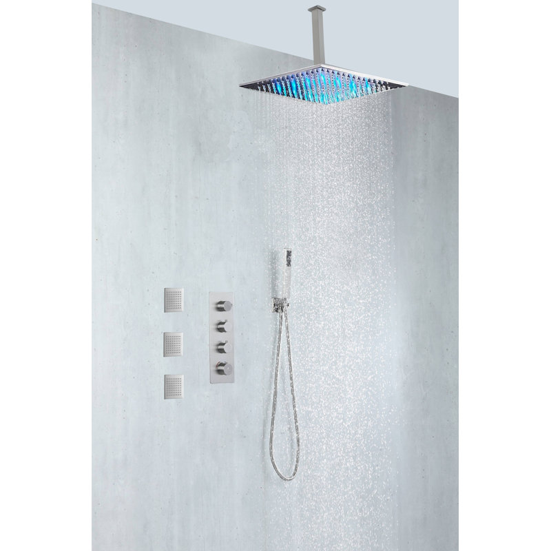 All-In-One Kit with Rough in-Valve, Brushed Nickel
