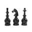 Ensemble de sculpture 3 pièces Bollen Bishop Chess-1242758858-1242758859