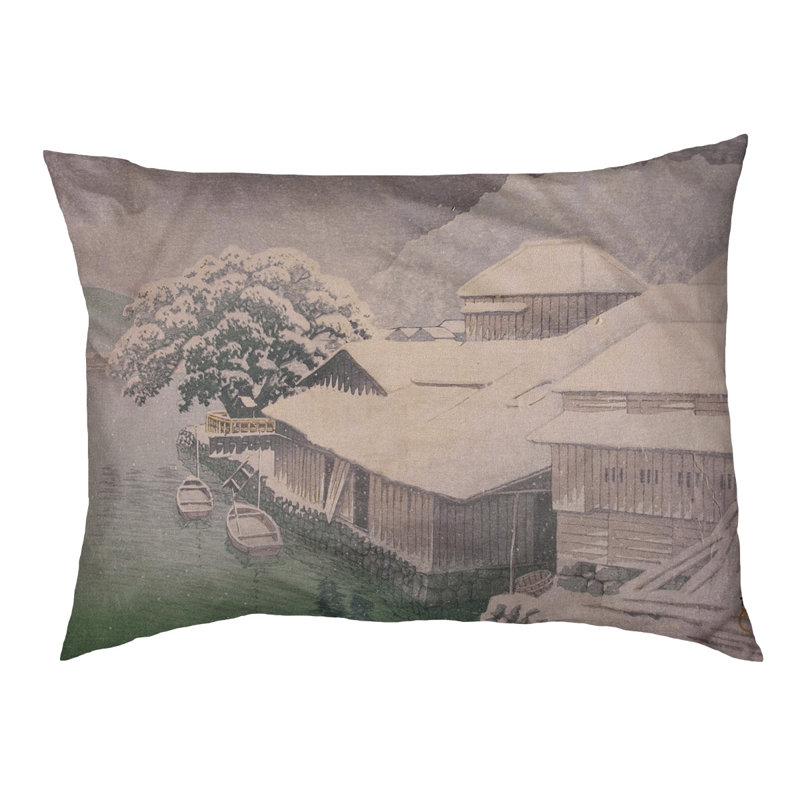 Coussin pour chien Carlsen, Vert / Gris, Grand (l 52 po x P 42 po x H 7,1 po)