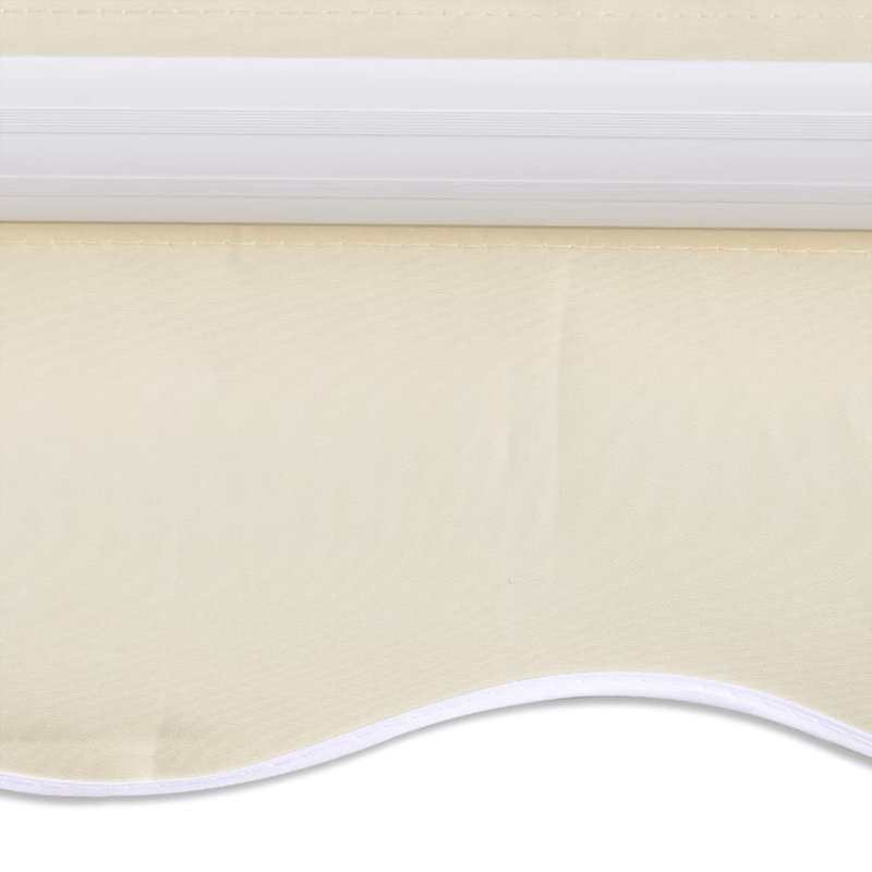 Auvent de patio rétractable en polyester VidaXL, L 240 po x P 120 po