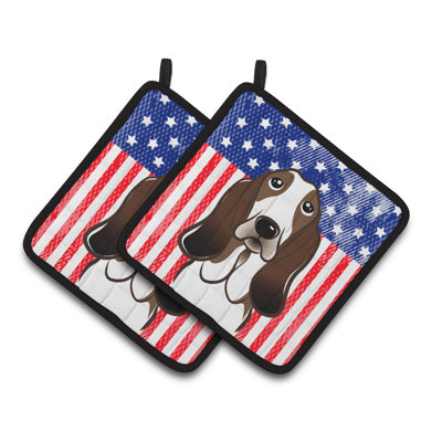Caroline's Treasures American Flag Potholder