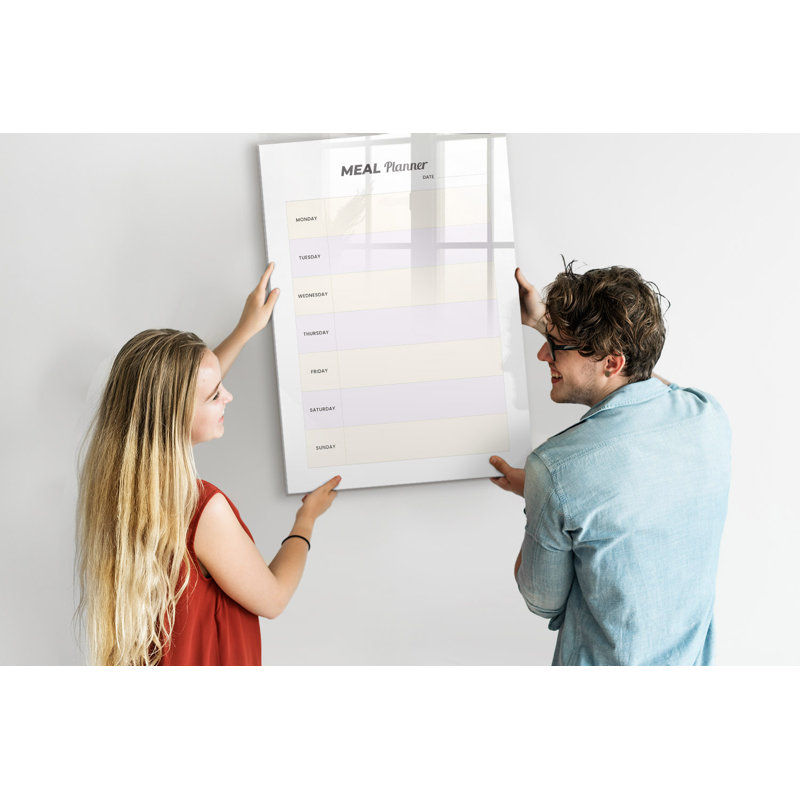 Magnetic Glass Photo Memo Board
