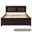 Lit plateforme double en bois massif-513216269
