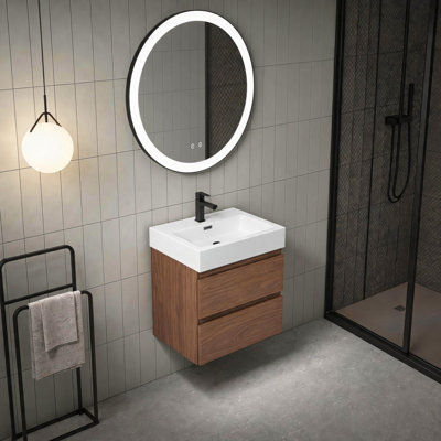Meuble-lavabo flottant épais de 24 po (RTA)
