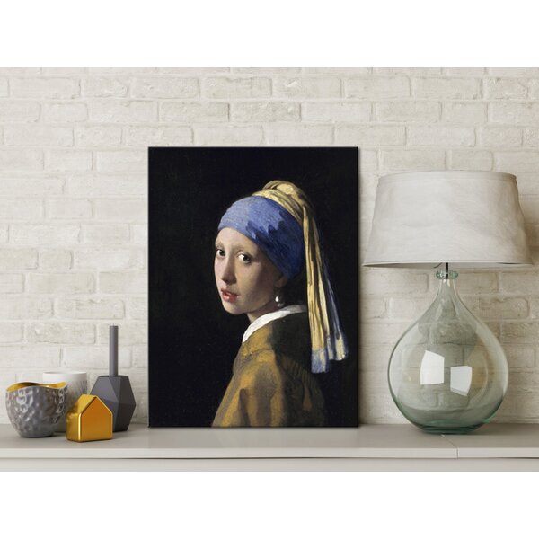 Wieco Art The Girl With A Pearl Earring By Jan Vermeer On Canvas by ...