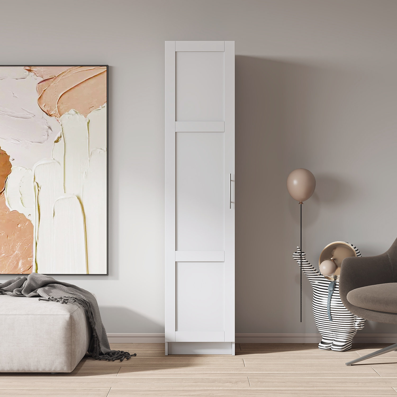 Hokku Designs Stackable Wall Mounted Storage Cabinet | Wayfair