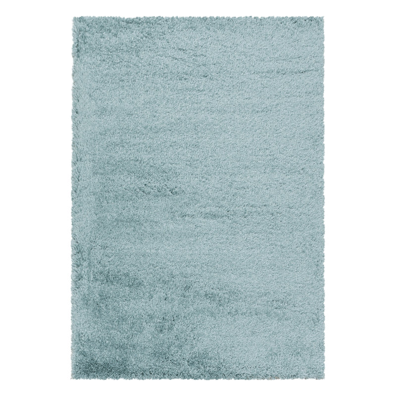 Calderon Solid Colour Shag Area Rug, Rectangle 60 x 110cm