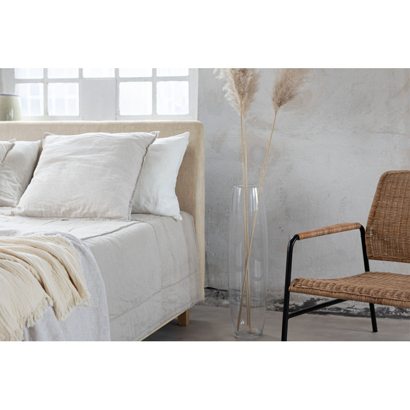 Bronte Upholstered Bed, 180 x 200 cm, Blue