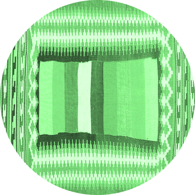 Tapis vert Gracelin, Rond 7 pi