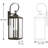 Crawley 3-Light Aluminum Outdoor Wall Lantern with Beveled Glass-311221448
