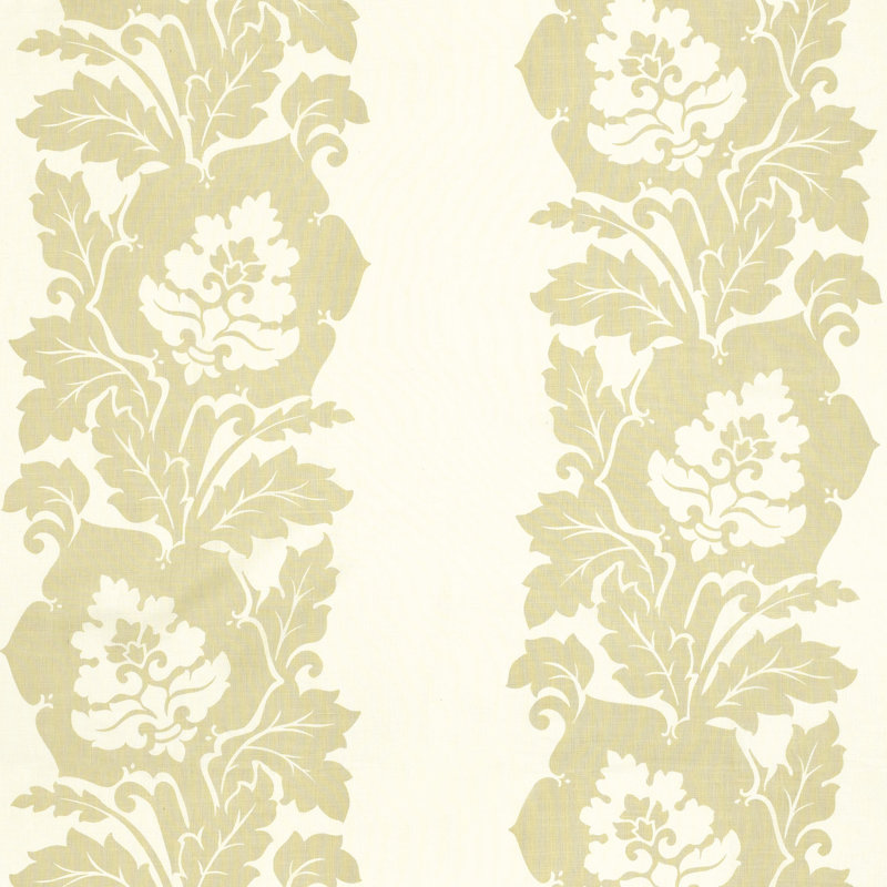 Tissu imprimé damassé Margate, Lin lin