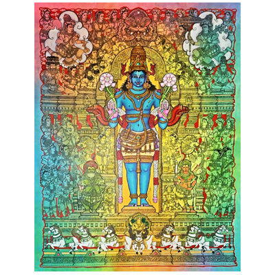 Divine Lord Surya | Acrylic Colors| By Dhanu Andluri
