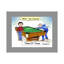 Caricature personnalisée de billard, couple de joueurs de billard avec un tapis, prêt à encadrer-104369455