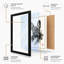 French Bulldog Study Japandi - Framed Print-469955301-469955305