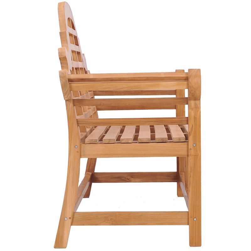 Lutyens Outdoor Teak Bench, Large