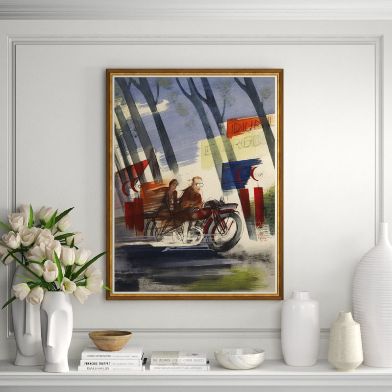 Le Moto, Milivoj Uzelac Framed