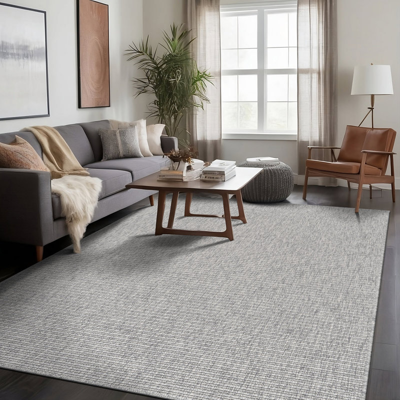 Nadene Gray Indoor Area Rug, Rectangle 8' x 10'