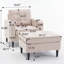 Ensemble de fauteuil rembourré avec repose-pieds et porte-gobelet Jurnei-386554625