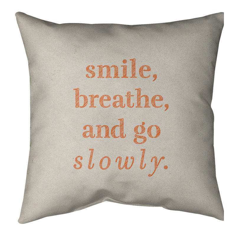 Coussin de sol, 36 po x 36 po, Blanc / Orange