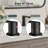Bathroom Faucets 3 Hole, 8 Inch Widespread Matte Black Vanity Faucet For Bathroom Sink With Pop-up Drain And Cupc Supply Lines-120465022