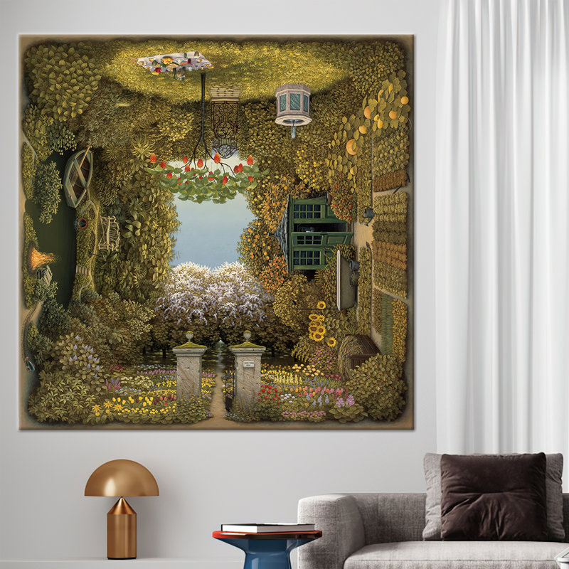 Print on Canvas, 80 cm H x 80 cm W, Wrapped Canvas