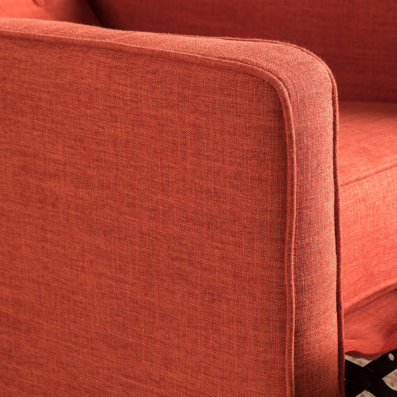 Fauteuil inclinable, Tissu - Orange
