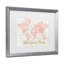 Art encadré mat Sue Schlabach «Across The World Shes Going Places Pink»-1224938471-1224938475