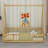 Tent-Inspired Floor Bed With Guardrails, Slats, And Playful Door Opening-953055926-953055915