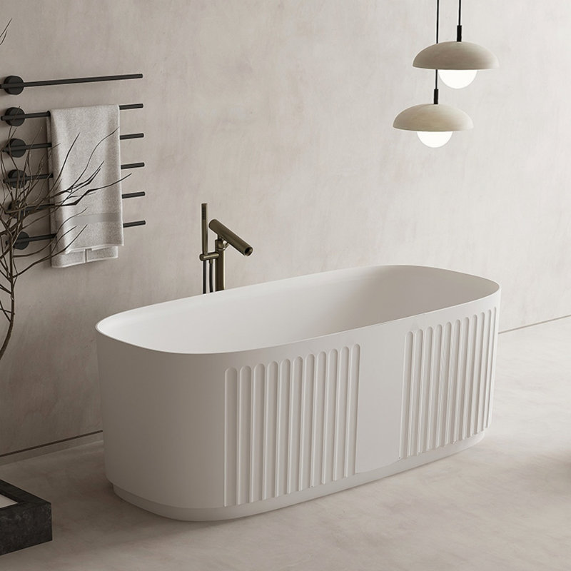 Ensemble de baignoire et douche H 63 po x l 21,6 po