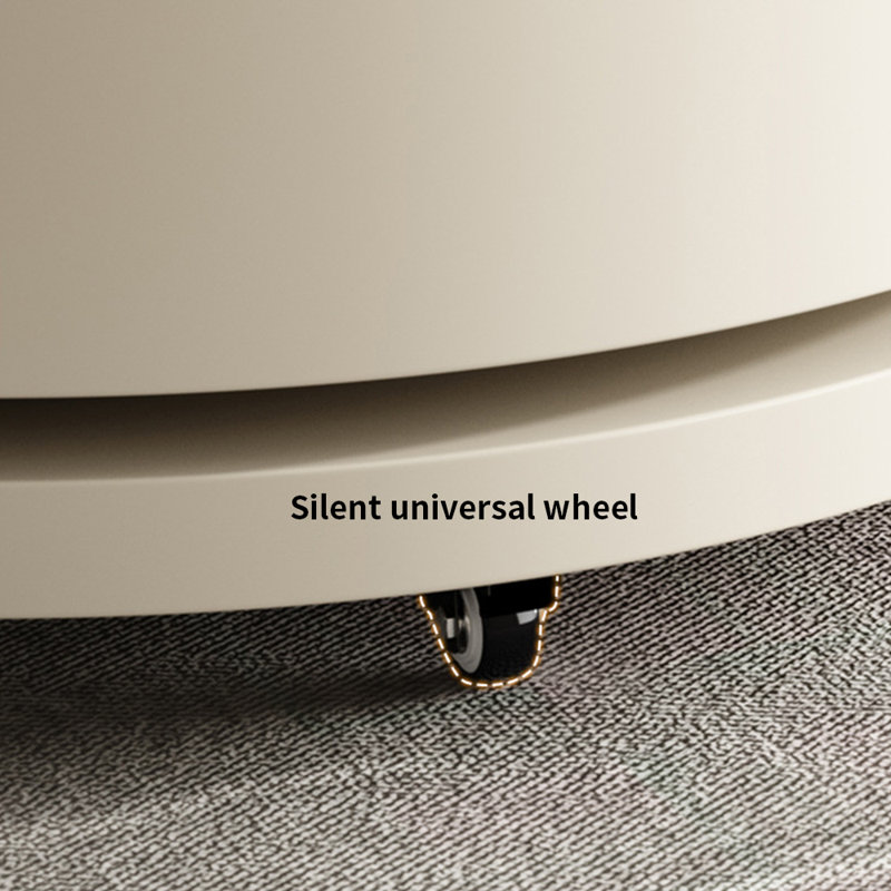 Modern Simple Lacquered Round Coffee Table Set