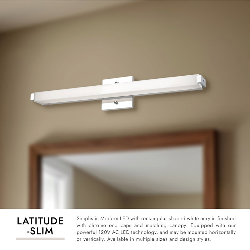 Latitude 1 - Light LED Bath Bar