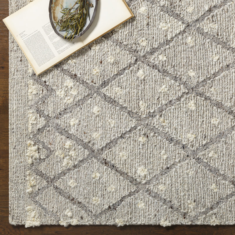 Bremen Wool Geometric Area Rug, Rectangle 8'10" x 12'