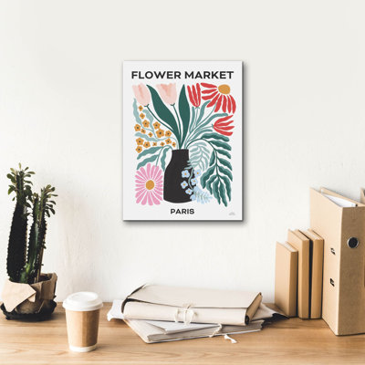 «Flower Market 2» par Laura Marshall, art mural sur toile