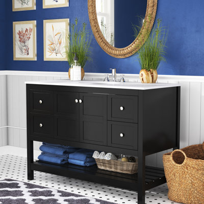 Krish 48'' Single Bathroom Vanity with Top